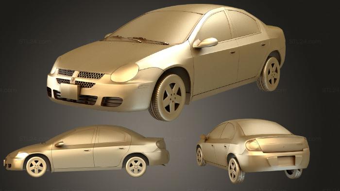 Vehicles (Dodge Neon 2005, CARS_1305) 3D models for cnc